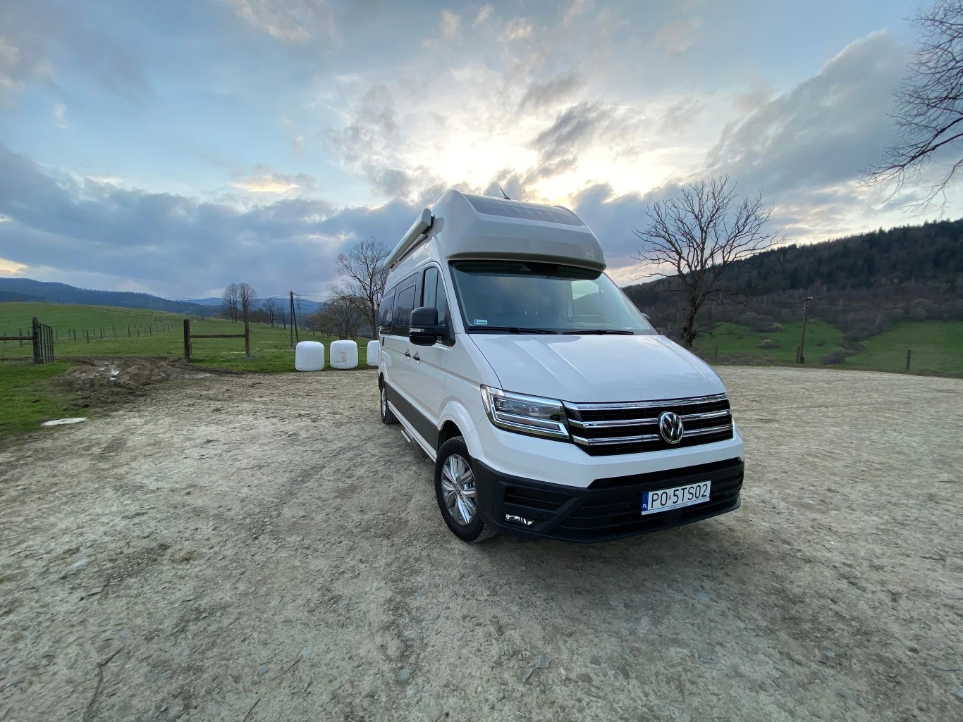 Volkswagenem Grand California po Bieszczadach Volkswagenem Grand California po Bieszczadach