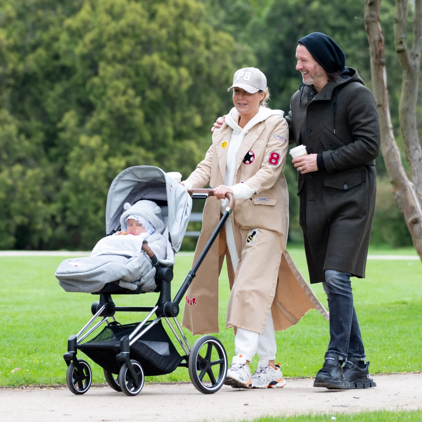 Małgorzata Rozenek z Radkiem i Heniem Małgorzata Rozenek z Radkiem i Heniem
