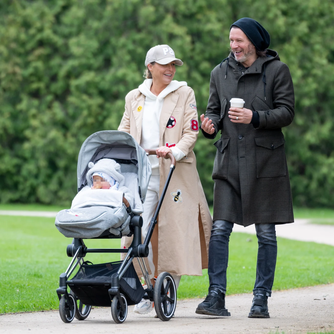 Małgorzata Rozenek z Radkiem i Heniem Małgorzata Rozenek z Radkiem i Heniem