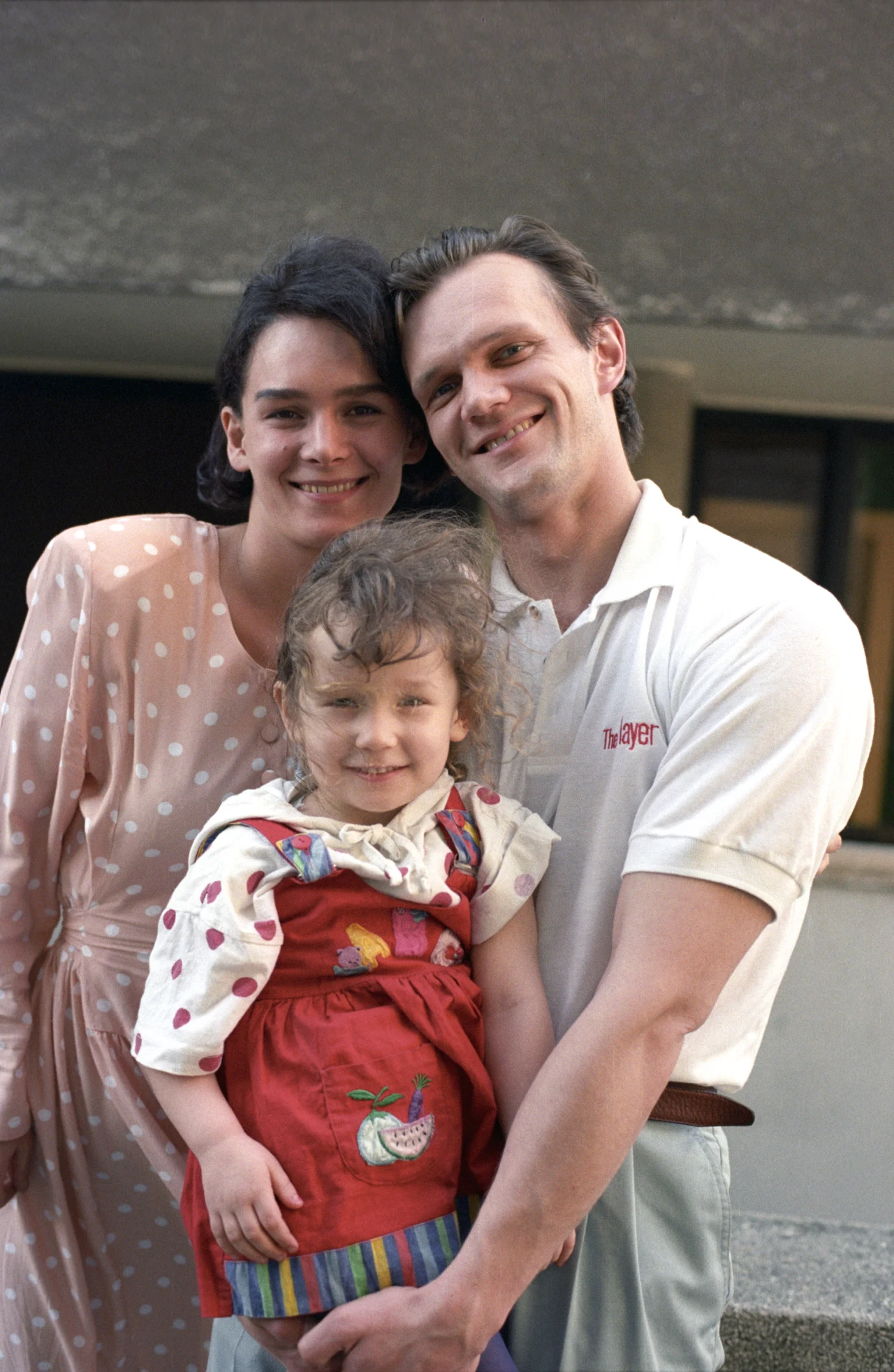 Cezary z Żanetą i małą Anastazją Cezary z Żanetą i małą Anastazją