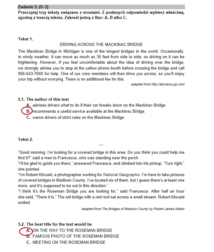 Matura 2021; język angielski odpowiedzi Matura 2021; język angielski odpowiedzi