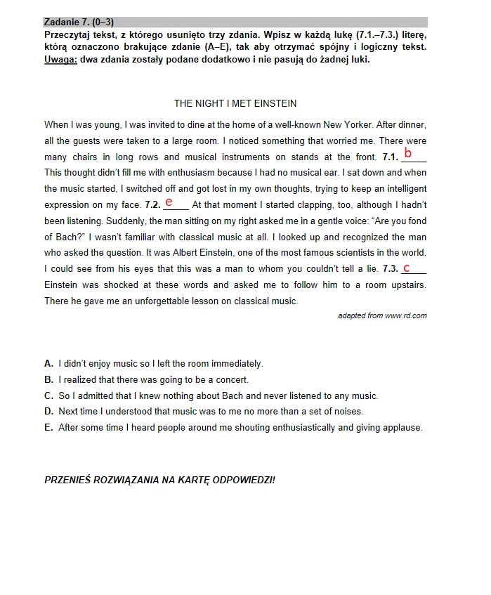 Matura 2021 z języka angielskiego Matura 2021 z języka angielskiego