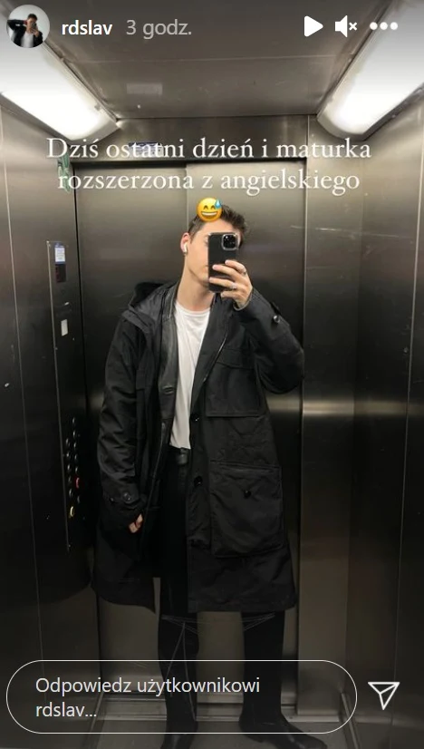 Screenshot z Instagrama @rdslav  Screenshot z Instagrama @rdslav