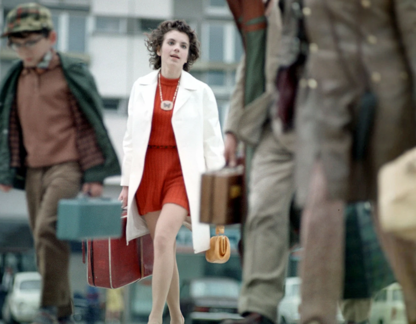 Barbara Burska na planie "Dzięcioła"