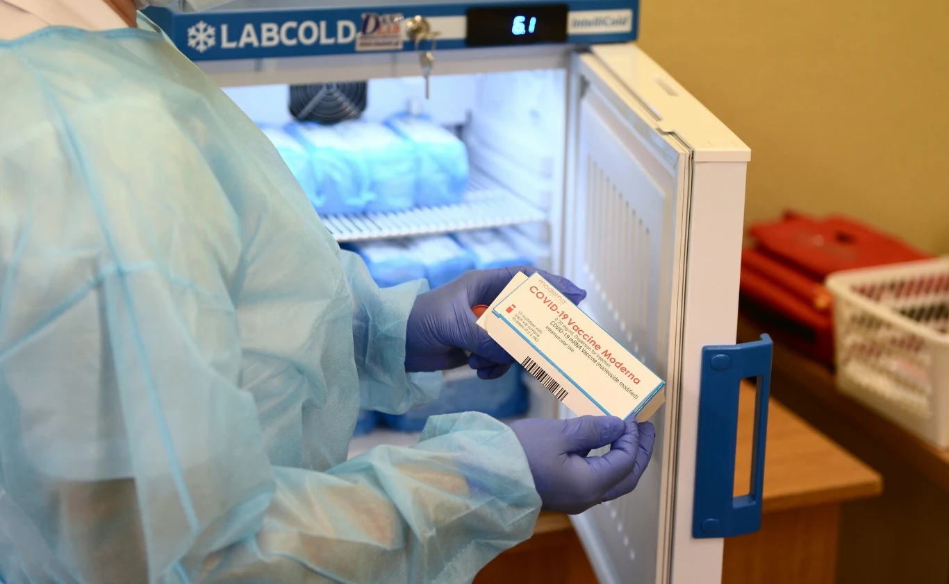 Masowy punkt szczepien przeciwko COVID-19 w Medyce na Podkarpaciu Masowy punkt szczepien przeciwko COVID-19 w Medyce na Podkarpaciu