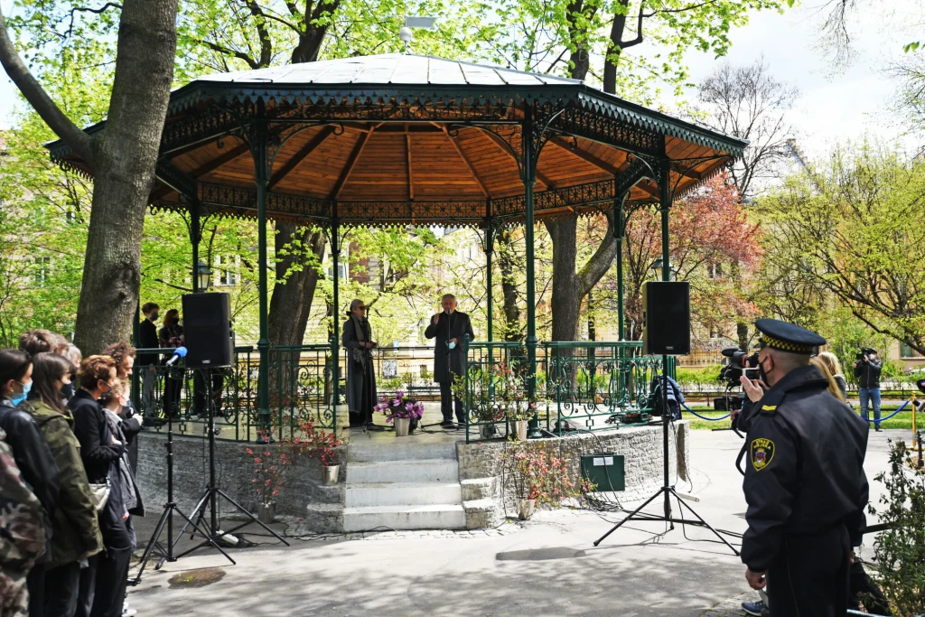 Prezydent Jacek Majchrowski i Krystyna Wodecka Prezydent Jacek Majchrowski i Krystyna Wodecka