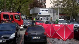 Miejsce interwencji policji w Warszawie. Oddano strzały