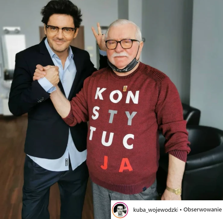 Kuba Wojewódzki, Lech Wałęsa Kuba Wojewódzki, Lech Wałęsa