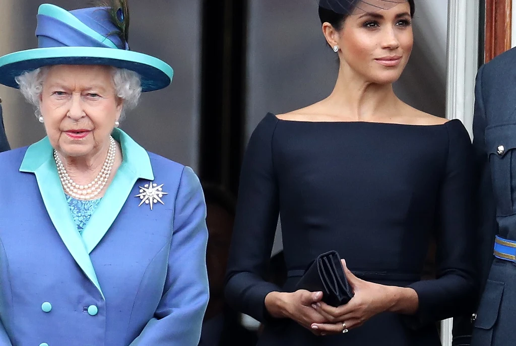 Królowa Elżbieta II i Meghan Markle