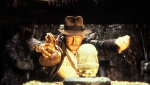 Harrison Ford w filmie "Poszukiwacze zaginionej Arki"
