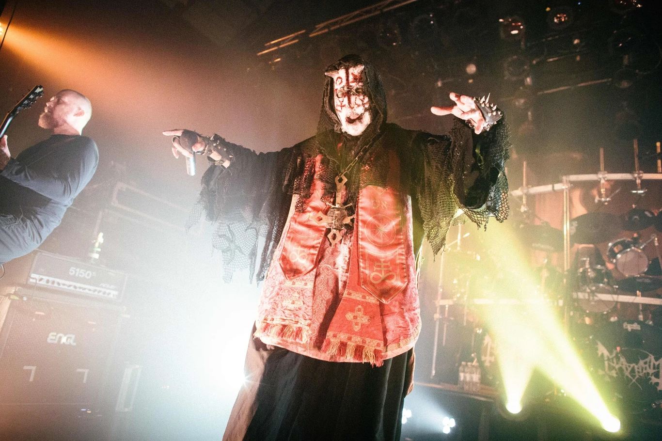 Attila Csihar (Mayhem) w akcji Attila Csihar (Mayhem) w akcji