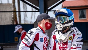 Jegienij Kostygow tuż przed biegiem