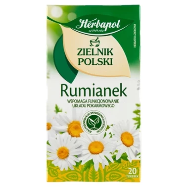 Herbapol Zielnik Polski Herbatka ziołowa rumianek 30 g (20 x 1,5 g) - 1