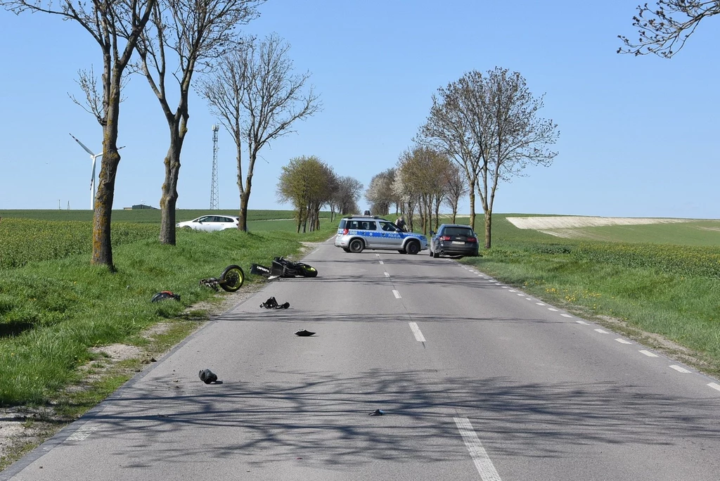 Do wypadku doszło na prostej drodze, przy pięknej pogodzie...