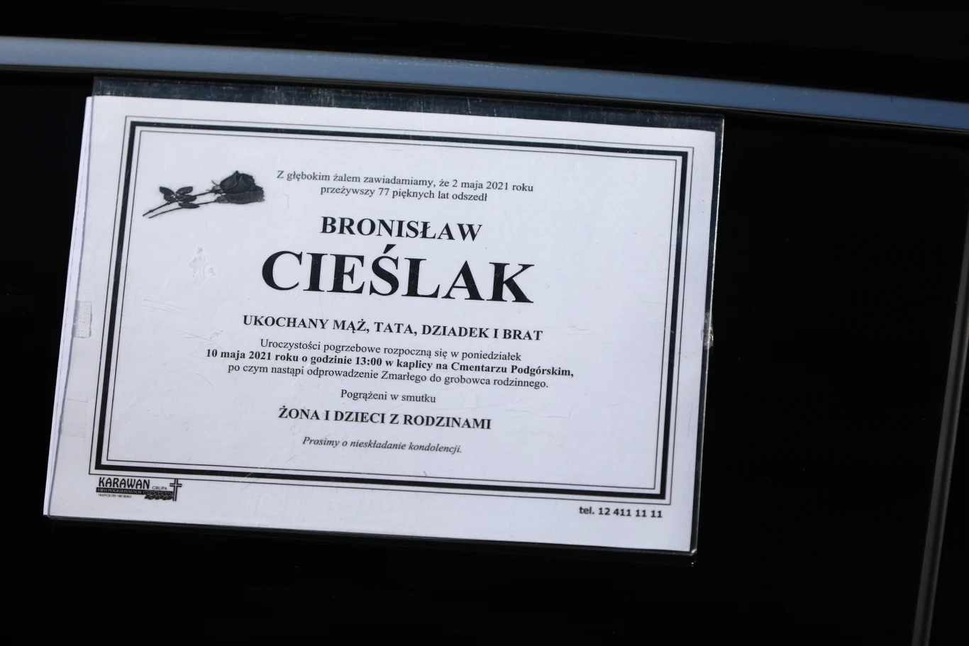 Pogrzeb Bronisława Cieślaka