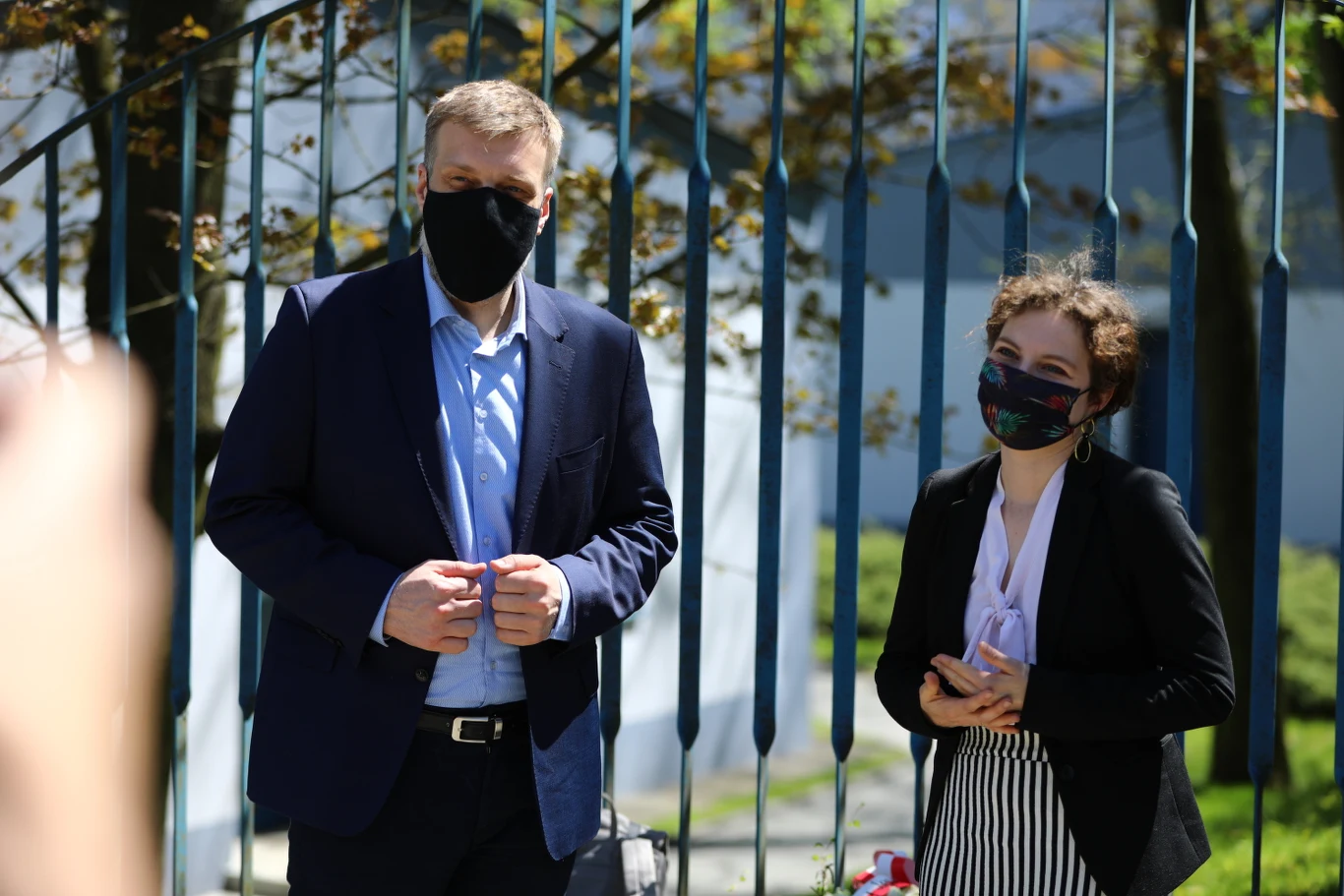 Adrian Zandberg i Anna Cieślak