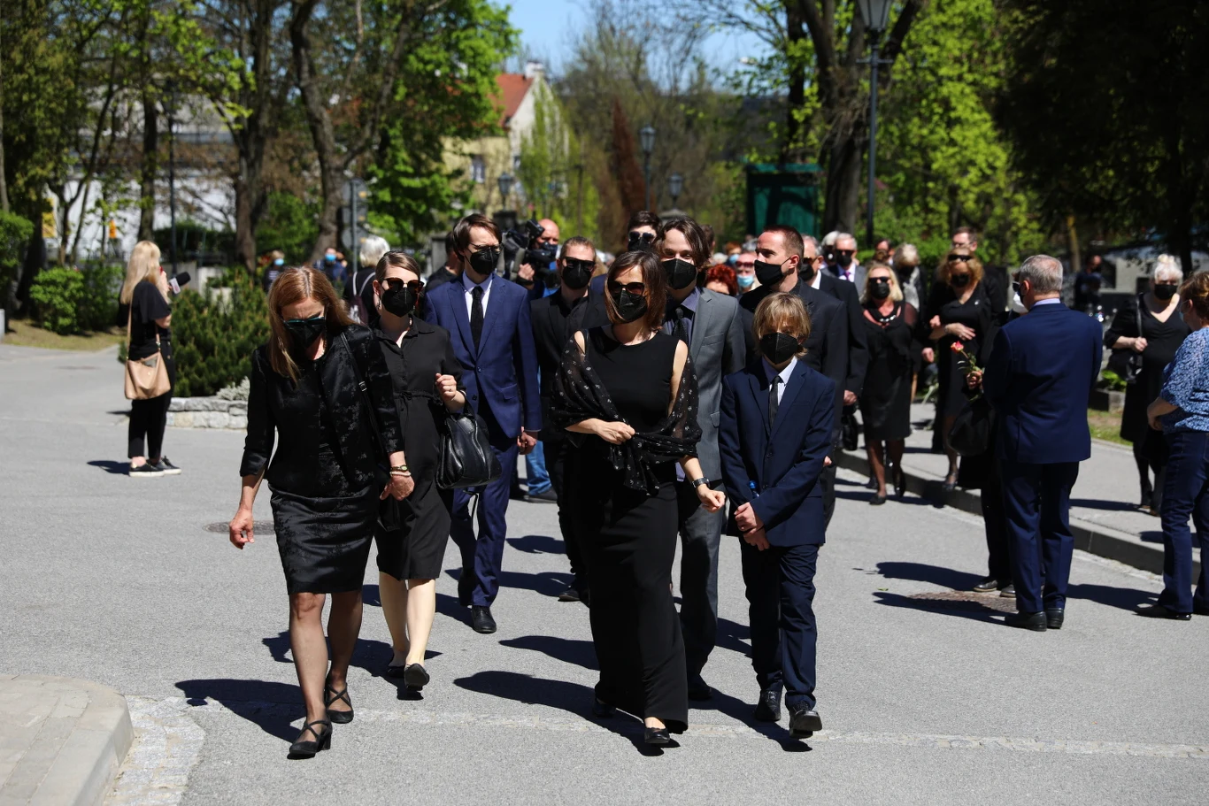 Najbliżsi na pogrzebie Bronisława Cieślaka