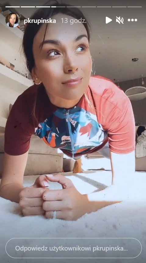 Paulina Krupińska podczas swojego treningu fot. https://www.instagram.com/pkrupinska/ Paulina Krupińska podczas swojego treningu fot. https://www.instagram.com/pkrupinska/
