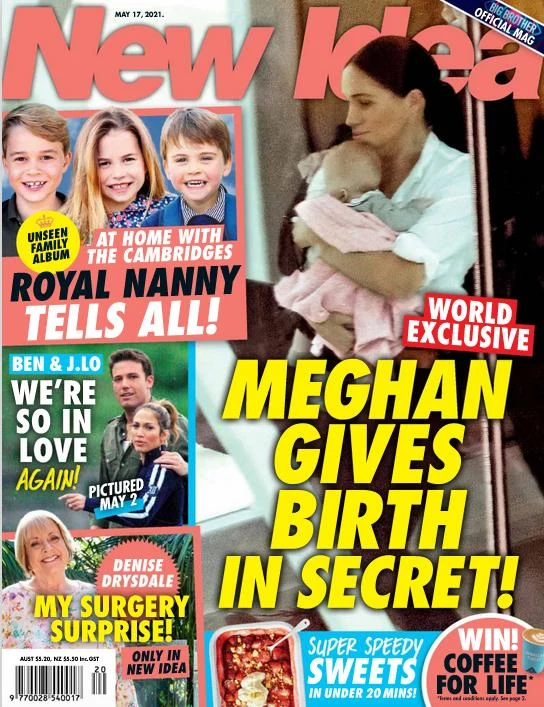 Meghan z córką na okładce "New Idea"