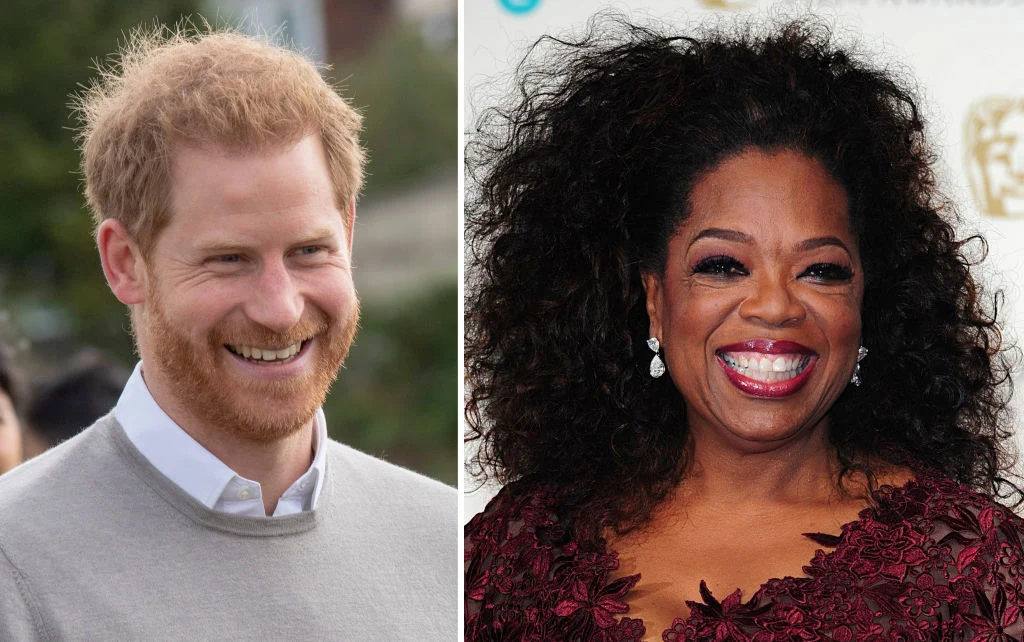 Książe Harry i Oprah Winfrey Książe Harry i Oprah Winfrey