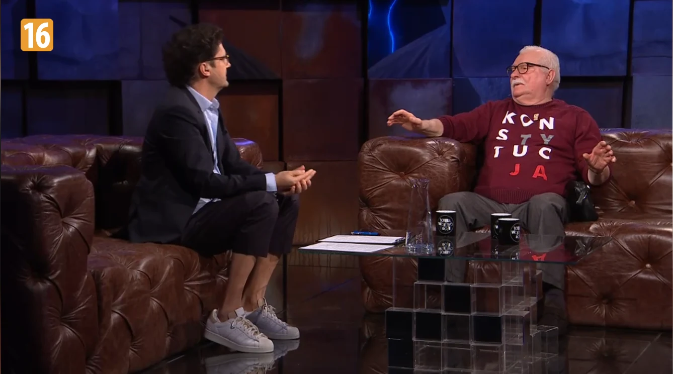 Lech Wałęsa u Kuby Wojewódzkiego