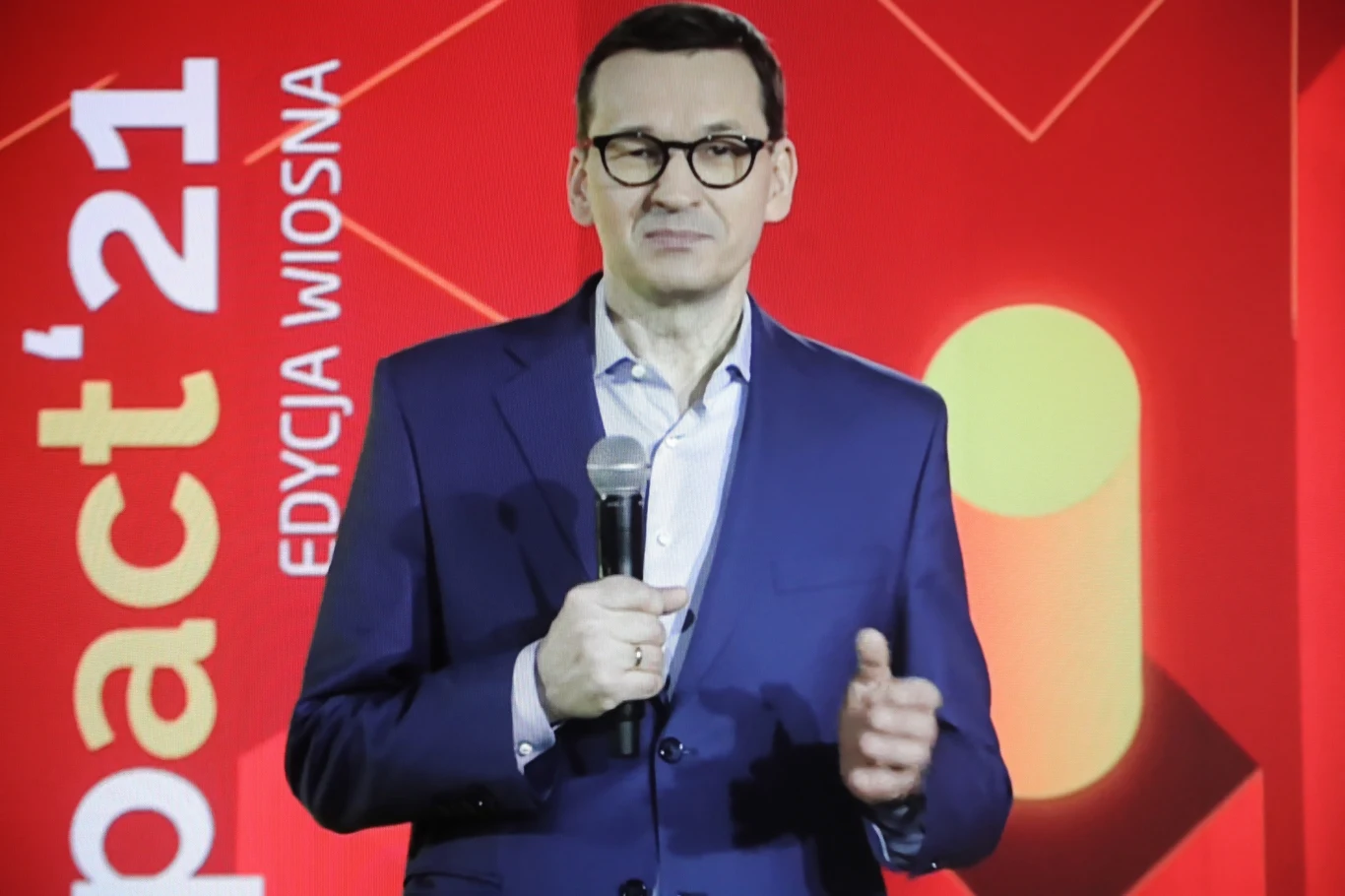 Premier Mateusz Morawiecki podczas Impact’21 Premier Mateusz Morawiecki podczas Impact’21