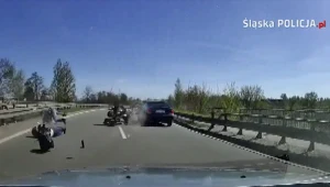 Policja opublikowała ku przestrodze nagranie z wypadku