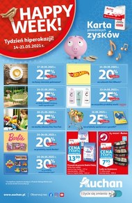 Skarbonka Auchan - Happy Week