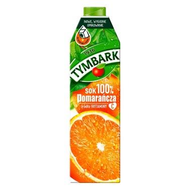 Tymbark Sok 100 % pomarańcza 1 l - 1