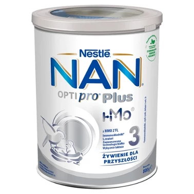 NAN OPTIPRO Plus 3 HMO Produkt na bazie mleka dla małych dzieci 800 g - 1