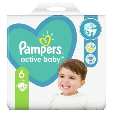 Pampers Active Baby 6, 68 Pieluszek,13kg-18kg - 4