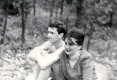 Krzysztof Junior z matką Krzysztof Junior z matką