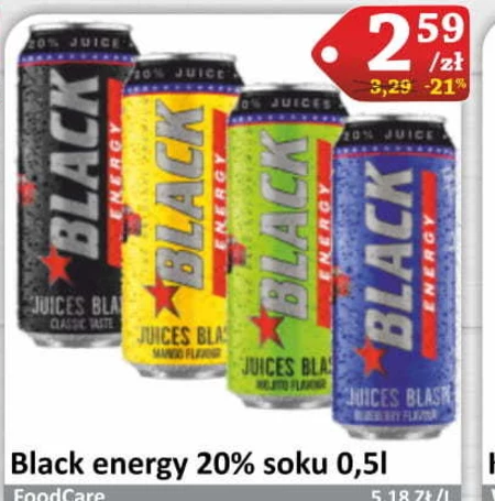 Napój energetyczny Black