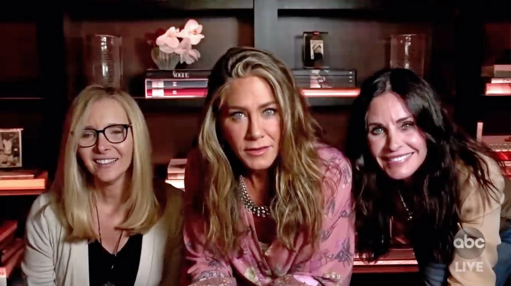 Aktorki grające główne postacie żeńskie w "Przyjaciołach": Lisa Kudrow, Jennifer Aniston i Courteney Cox