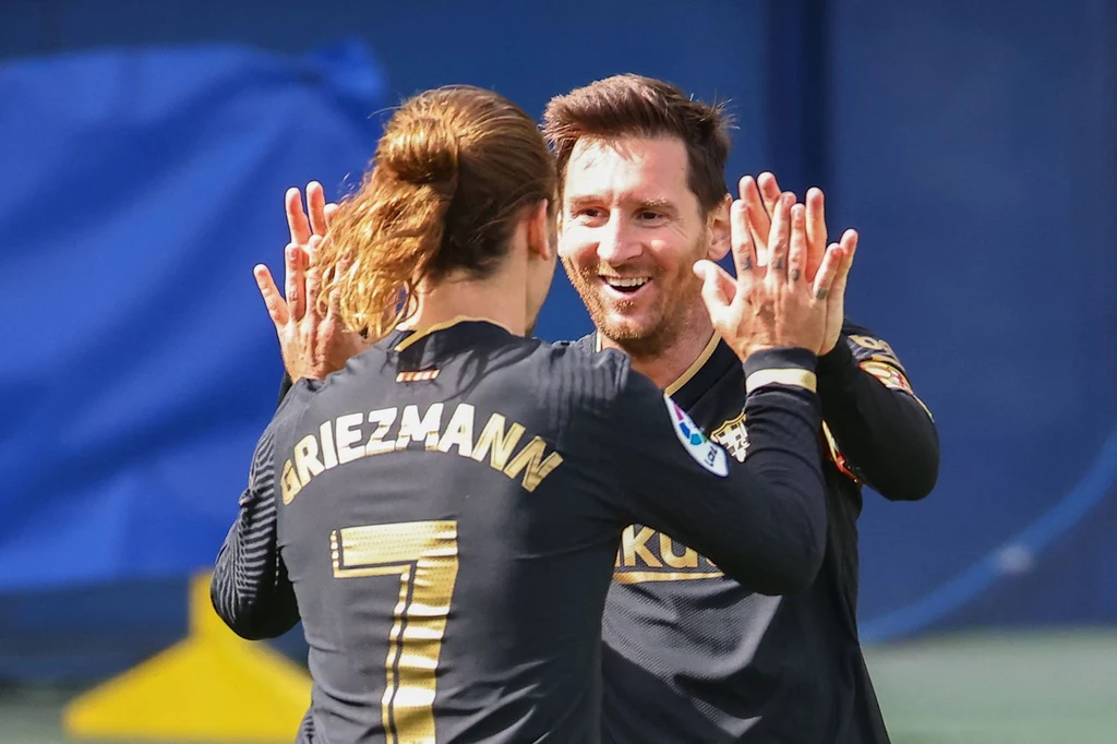 Antoine Griezmann i Lionel Messi Antoine Griezmann i Lionel Messi