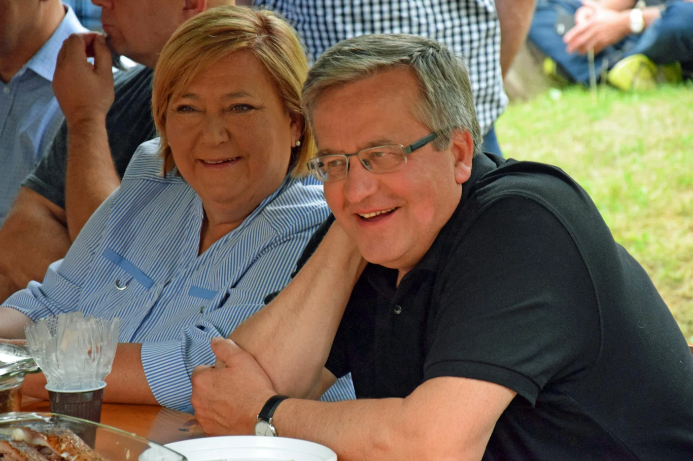 Anna Komorowska i Bronisław Komorowski Anna Komorowska i Bronisław Komorowski