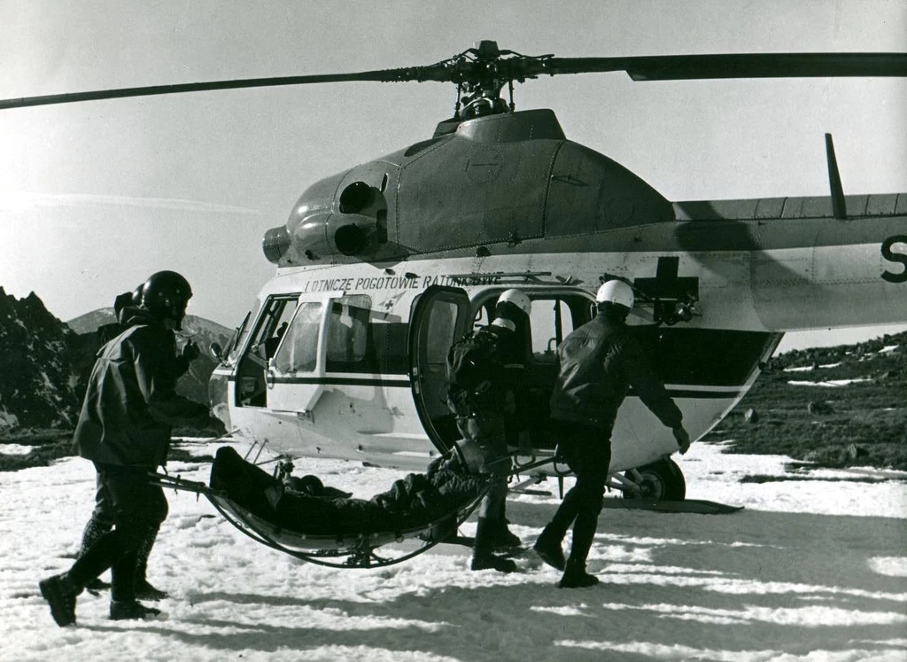 Helikoptery okazały się nieocenionym wsparciem dla powietrznych ratowników