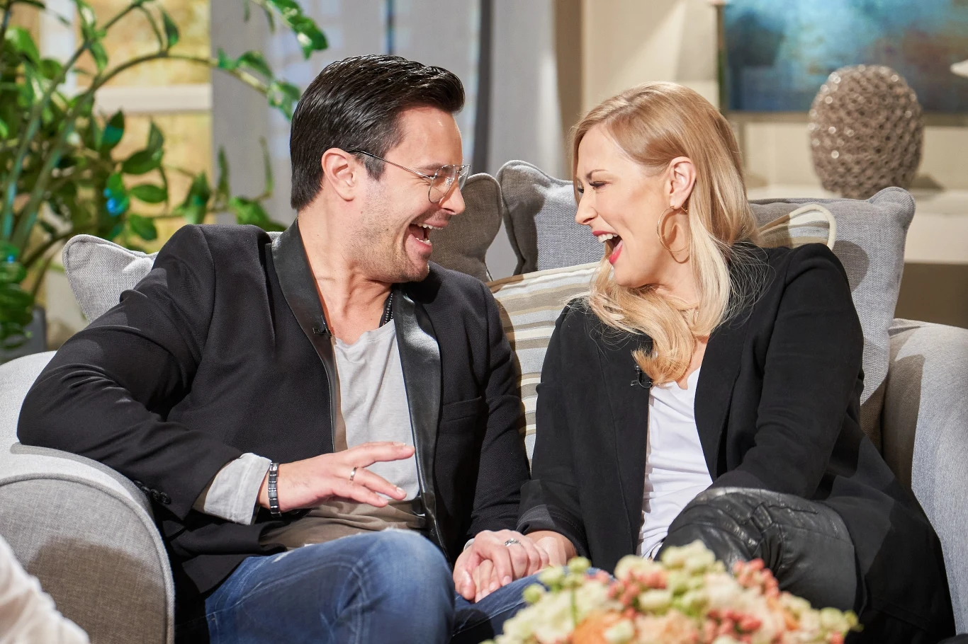 Sylwia Juszczak-Krawczyk i Mikołaj Krawczyk w „Demakijażu” Sylwia Juszczak-Krawczyk i Mikołaj Krawczyk w „Demakijażu”