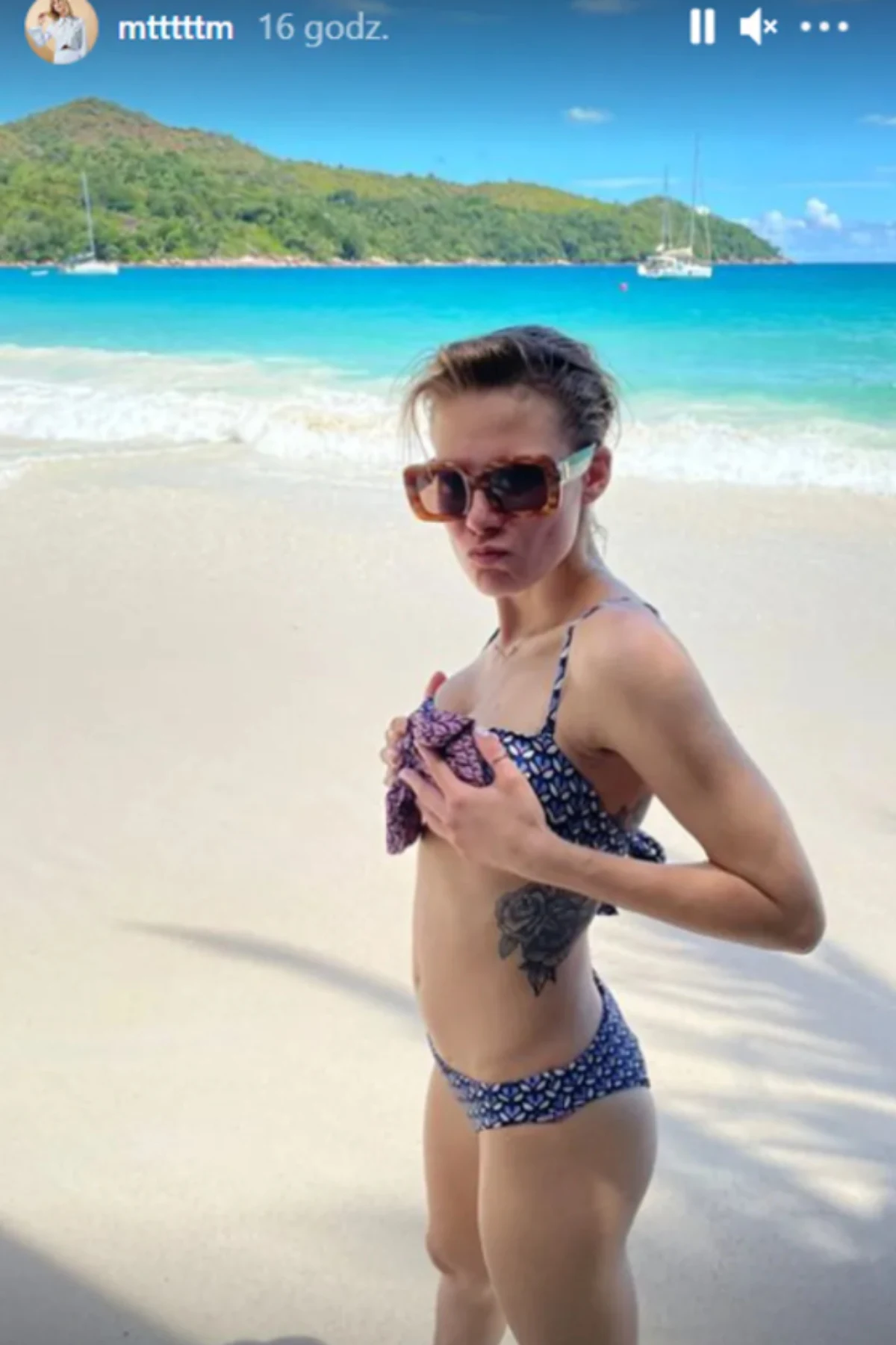 Marta Wierzbicka na Seszelach, fot. https://www.instagram.com/mtttttm/ Marta Wierzbicka na Seszelach, fot. https://www.instagram.com/mtttttm/