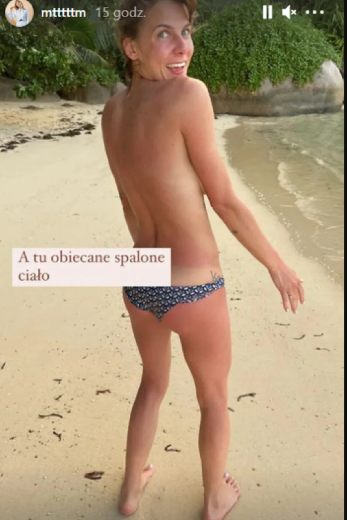 Marta Wierzbicka na Seszelach, fot. https://www.instagram.com/mtttttm/ Marta Wierzbicka na Seszelach, fot. https://www.instagram.com/mtttttm/