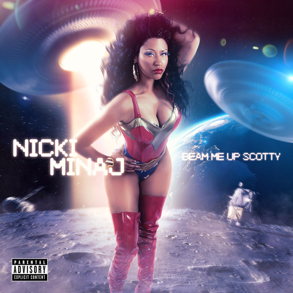 Nicki Minaj na okładce odświeżonego mixtape'u "Beam Me Up Scotty"