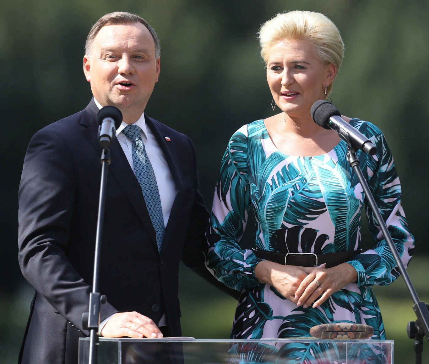 Andrzej Duda i Agata Duda