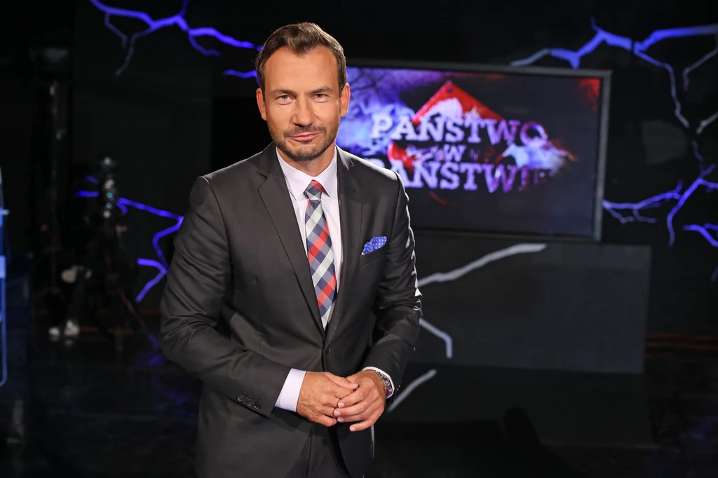 Przemysław  Talkowski - prowadzący program "Państwo w Państwie"