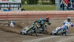 Kolejny upadek - w meczu było ich sporo