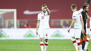 Tomasz Kędziora podczas meczu Polska-Holandia