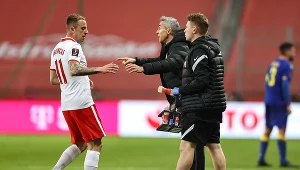 Kamil Grosicki i Paulo Sousa