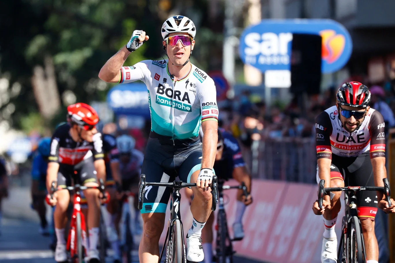 Peter Sagan na mecie Peter Sagan na mecie