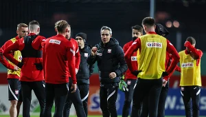 Selekcjoner Paulo Sousa i jego wybrańcy podczas marcowego zgrupowania reprezentacji Polski