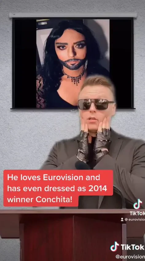 filmik promocyjny Rafała Brzozowskiego, screen z TikToka filmik promocyjny Rafała Brzozowskiego, screen z TikToka