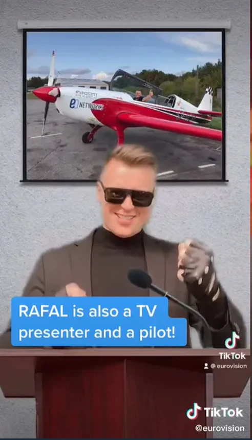 filmik promocyjny Rafała Brzozowskiego, screen z TikToka filmik promocyjny Rafała Brzozowskiego, screen z TikToka